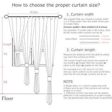 Vision Home Natural Pinch Pleated Semi Sheer Curtains Textured Linen Blended Light Filtering Window Curtains 95 inch for Living Room Bedroom Pinch Pleat Drapes with Hooks 2 Panels 42" Wx95 L