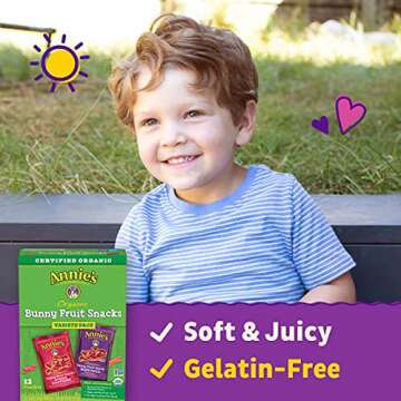 Annie's Homegrown Organic Bunny Fruit Snacks Variety Pack