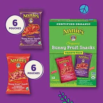 Annie's Homegrown Organic Bunny Fruit Snacks Variety Pack