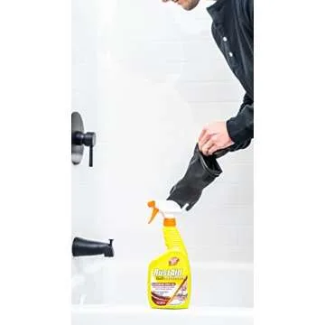 Goof Off RustAid Bathroom Rust Stain Remover – 22 oz. Spray Bottle (ESX20005)