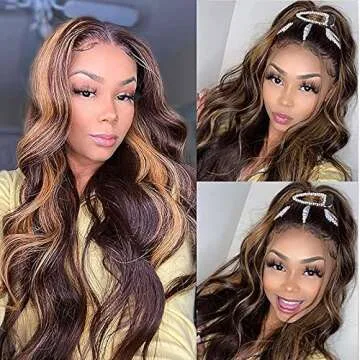 Ombre Lace Front Wig 13x4x1 - FB30 Blonde Style