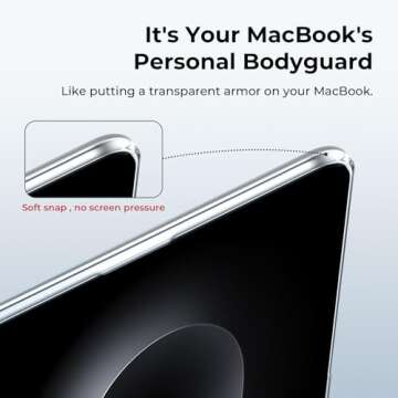 EooCoo Case Compatible with MacBook Pro 14 inch 2025 2024-2021 M4 M3 M2 M1 Pro Max Chip, Hard Shell ...