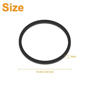 KUFUNG Elastic Hair Bands, Non-Slip Rubber Hair Ties for Girls, Soft Elastic Bands for Kid Hair Braids Hair (Black)