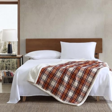 Eddie Bauer Cozy Plaid Throw Blanket for Comfortable Living