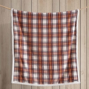 Eddie Bauer Cozy Plaid Throw Blanket for Comfortable Living