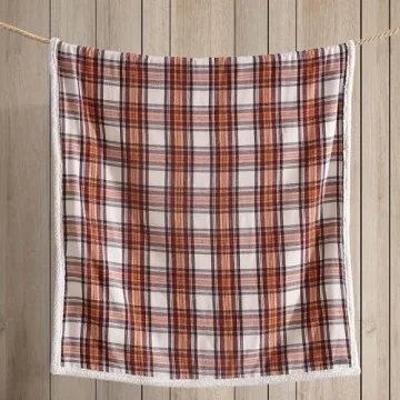 Eddie Bauer Cozy Plaid Throw Blanket for Comfortable Living