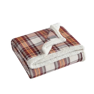 Eddie Bauer Cozy Plaid Throw Blanket for Comfortable Living