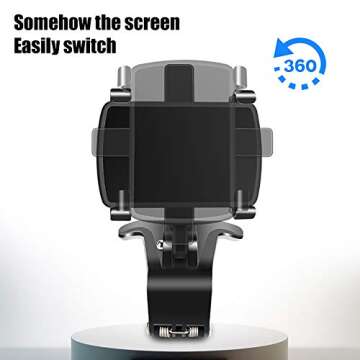 MITUTEN Dashboard Car Phone Holder for All Smartphones