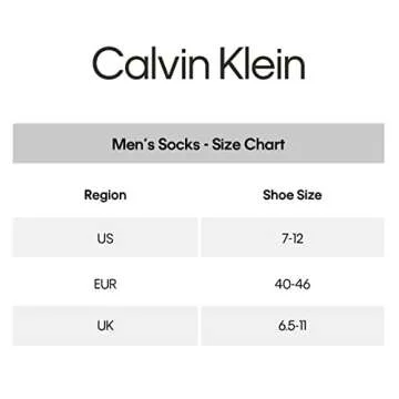 Calvin Klein Men's Dress Crew Socks - 6 Pack Soft Cushioned Non-Binding Cotton Work Dress Socks for Men (Sizes: 7-12), Size 7-12, Black