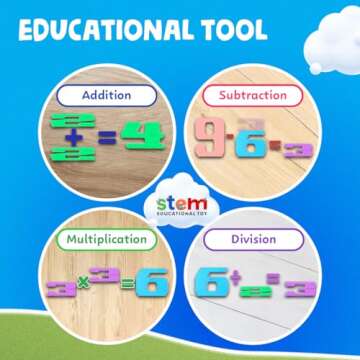 Skoolzy Number Blocks & Counting Coins 44 Piece Set – Learning Resources Number Blocks, Number Toy...