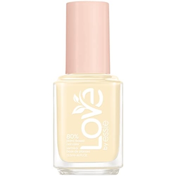 LOVE by essie Nail Polish, 80% Plant-based, Salon-Quality, Vegan, Yellow, On The Brighter Side, 0.46...