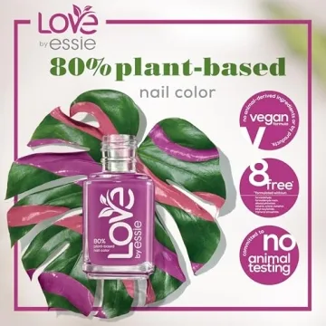 LOVE by essie Nail Polish, 80% Plant-based, Salon-Quality, Vegan, Yellow, On The Brighter Side, 0.46 Fl Oz