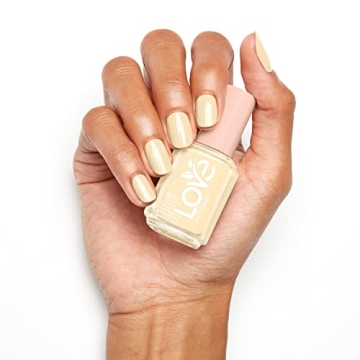 LOVE by essie Nail Polish, 80% Plant-based, Salon-Quality, Vegan, Yellow, On The Brighter Side, 0.46 Fl Oz