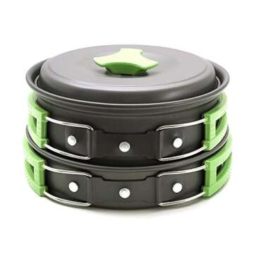 Honest Portable Camping Cookset for Outdoor Cooking Adventures