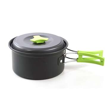 Honest Portable Camping Cookset for Outdoor Cooking Adventures