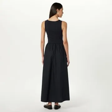 The Drop Dia Women's Midi Tank Dress - Plus Size Stylish Comfort