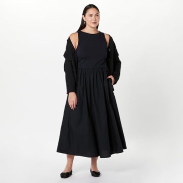 The Drop Dia Women's Midi Tank Dress - Plus Size Stylish Comfort