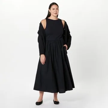 The Drop Dia Women's Midi Tank Dress - Plus Size Stylish Comfort