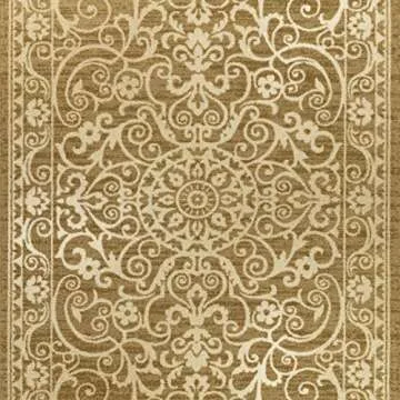 Maples Rugs AG4055401 Pelham Vintage Kitchen Rugs Non Skid Accent Area Carpet , 2'6 x 3'10, Khaki [Made in USA]