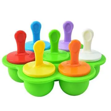 Popsicle Molds Silicone Ice Pop Molds Maker with Lids Sticks and Drip Catcher Frozen DIY Popsicle Trays Reusable Easy Release Ice Pop Maker No Drip Food Storage Container