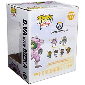 Funko POP Games: Overwatch D.VA & Meka 6" POP and Buddy Toy Figure, 36 months to 1200 months