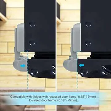 CLYMENE Refrigerator Door Lock for Kids - Easy Installation