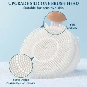 JBK-D Electric Facial Cleansing Brush - 3 in 1 Exfoliation