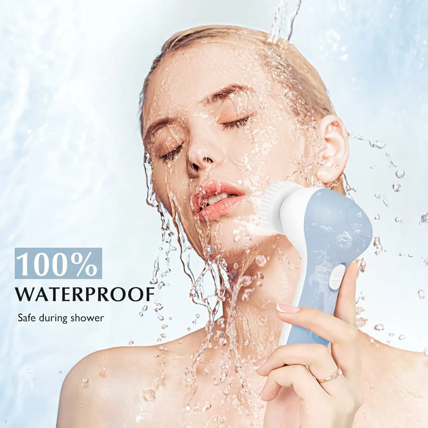 JBK-D Electric Facial Cleansing Brush - 3 in 1 Exfoliation