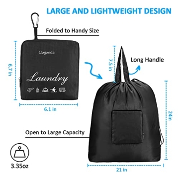 GOGOODA XL Travel Laundry Bags - Perfect for Travelers