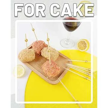 200PCS Eco-Friendly Bamboo Appetizer Toothpicks for Parties