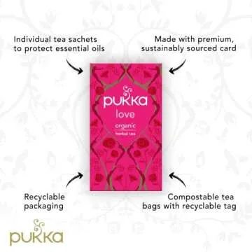 Pukka Organic Herbal Tea Gift Set - 120 Bags for Relaxation