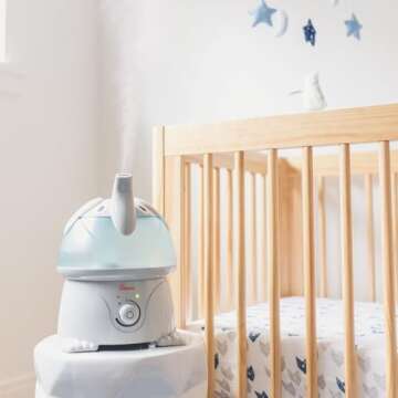 Crane Adorables Ultrasonic Humidifiers for Bedroom and Baby Nursery, 1 Gallon Cool Mist Air Humidifi...
