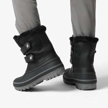 DREAM PAIRS Kids Snow Boots - Warm & Waterproof Adventure Shoes