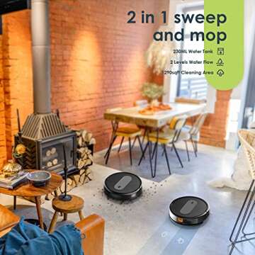 Efficient Robot Vacuum and Mop Combo for Easy Cleaning