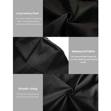 Wantdo Women's Double Breasted Long Trench Coat - Chic & Cozy