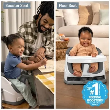 Ingenuity Baby Base 2-in-1 Seat for Infants and Toddlers