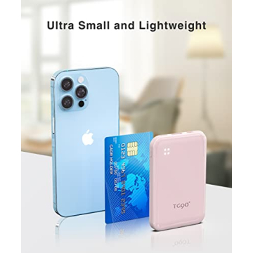 TG90 4500mAh Slim Portable Power Bank with Built-in Cable