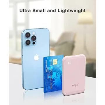 TG90 4500mAh Slim Portable Power Bank with Built-in Cable