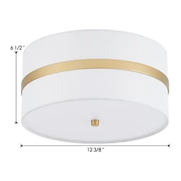 MhyTogn Semi Flush Mount Ceiling Light for Modern Homes