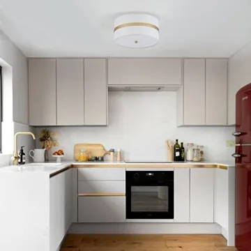 MhyTogn Semi Flush Mount Ceiling Light for Modern Homes