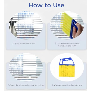 Handheld Mini Blinds Cleaner for Easy Dust Removal