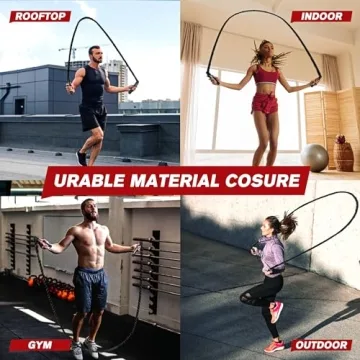 HPYGN Weighted Jump Rope for Strength and Fitness