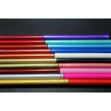 XICHEN®10PCS Vintage Sealing Glue Gun Sealing Wax Wax Sticks Wax Seal Supplies a Variety of Colors (Vintage Gold)