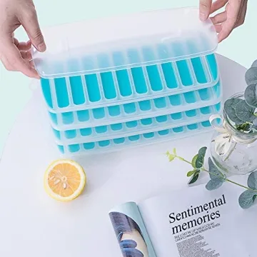 Ice Cube Tray with Lid | Portable & BPA-Free Ice Molds