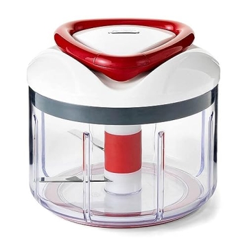 Zyliss Easy Pull Food Processor & Manual Food Chopper for Easy Cooking