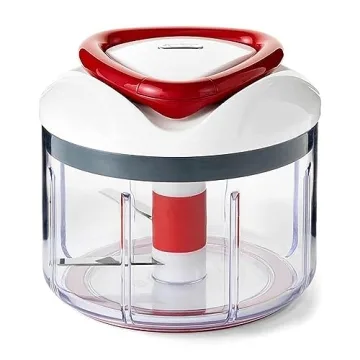 Zyliss Easy Pull Food Processor & Manual Food Chopper for Easy Cooking