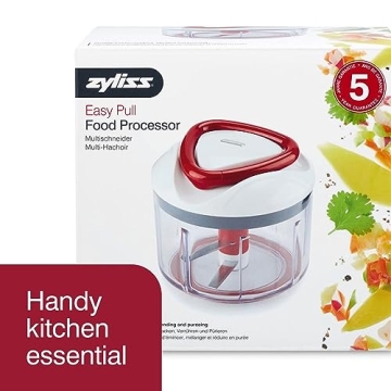 Zyliss Easy Pull Food Processor for Effortless Meal Prep