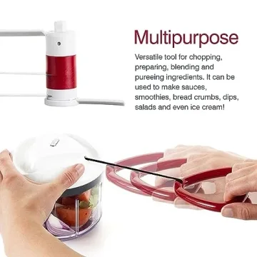 Zyliss Easy Pull Food Processor for Effortless Meal Prep