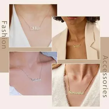 Personalized YESTIME Custom Name Necklace - Unique Gifts for Her