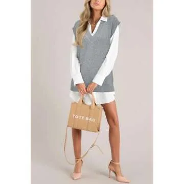 Chic Arach&Cloz Women's Sweater Vest for Stylish Fall Looks